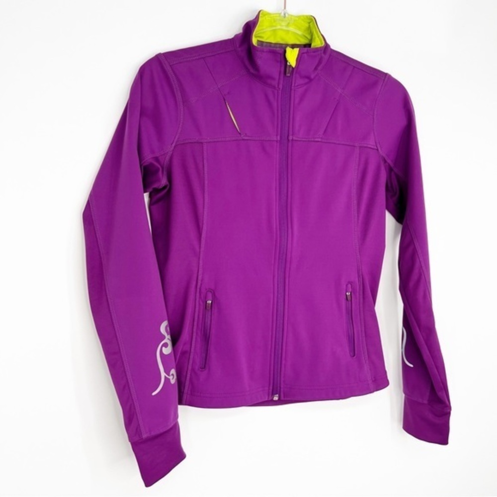 Athleta Womens Purple Full Zip Lightweight Long Sleeve Vented Jacket Size‎ XS - Picture 12 of 12